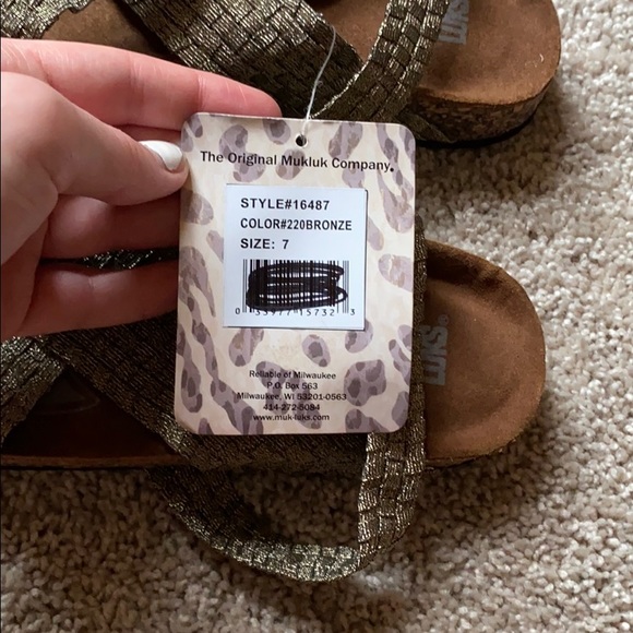 NWT Muk Luk Sandals - Picture 6 of 6